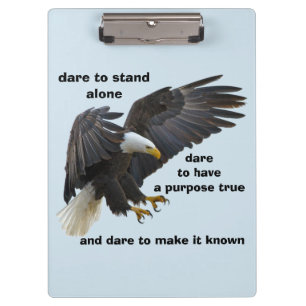 Dare to Stand Alone, American Bald Eagle Edition Klembord