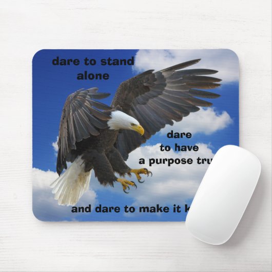 Dare to Stand Alone, American Bald Eagle Edition Muismat (Met muis)