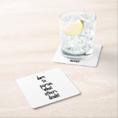 Dare to want Paper Onderzetter (Insitu)