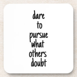 Dare voor harde plastic Onderzetter