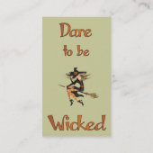 Dare voor schut visitekaartje (Achterkant)