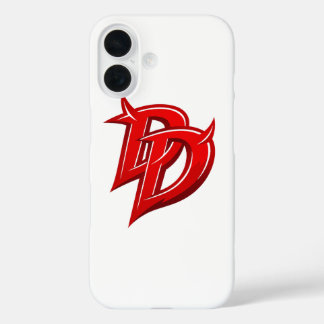 Daredevil geïnspireerd logo iPhone 16 hoesje