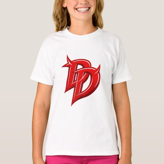 Daredevil geïnspireerd logo t-shirt (Voorkant)
