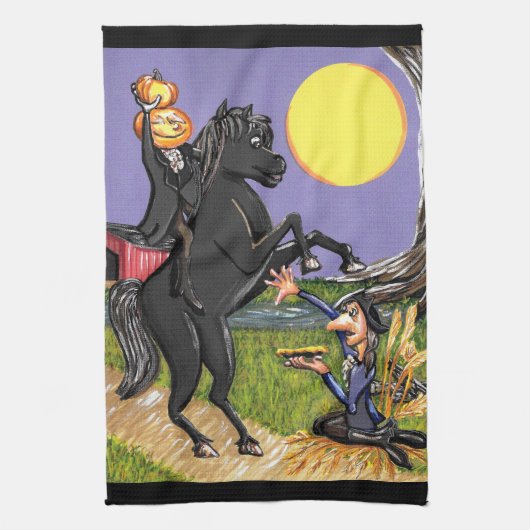 Dareduivel Ichabod Crane exchange zonder kop Theedoek (Verticaal)