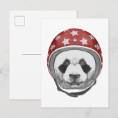 Dareduivel Panda Briefkaart (Voorkant / Achterkant)