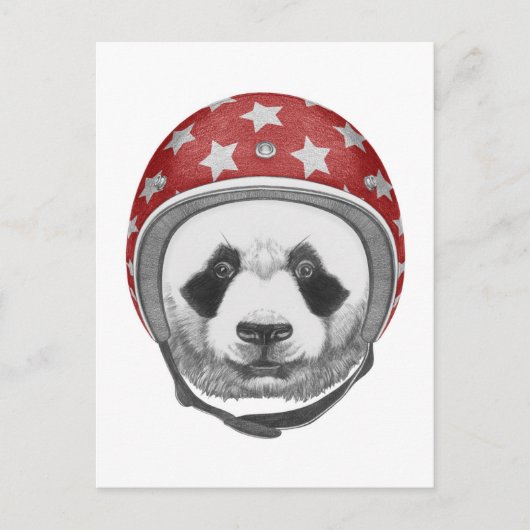 Dareduivel Panda Briefkaart (Voorkant)