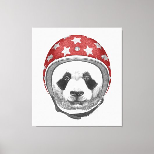 Dareduivel Panda Canvas Afdruk (Voorkant)