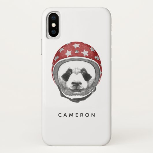 Dareduivel Panda | Jouw namen toevoegen Case-Mate iPhone Case (Achterkant)