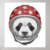 Dareduivel Panda Poster (Voorkant)