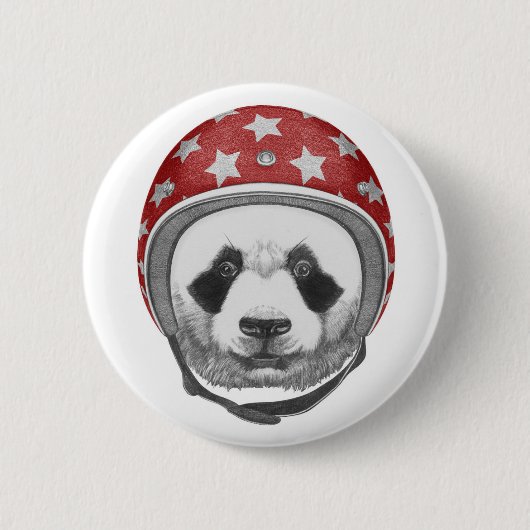 Dareduivel Panda Ronde Button 5,7 Cm (Voorkant)