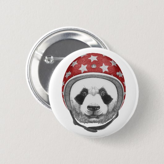 Dareduivel Panda Ronde Button 5,7 Cm (Voorkant /achterkant)