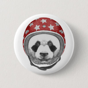 Dareduivel Panda Ronde Button 5,7 Cm