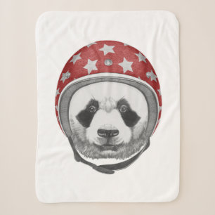 Dareduivel Panda Sherpa Deken