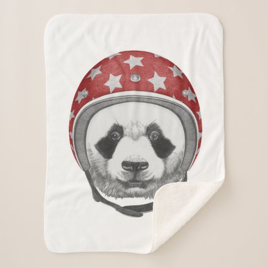 Dareduivel Panda Sherpa Deken (Voorkant)