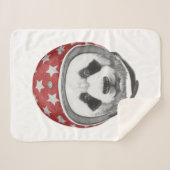 Dareduivel Panda Sherpa Deken (Voorkant (horizontaal))