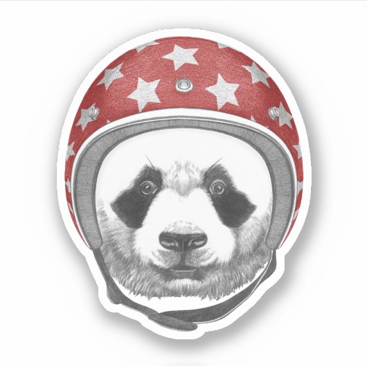 Dareduivel Panda Sticker (Voorkant)
