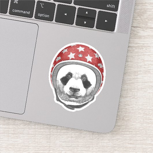 Dareduivel Panda Sticker (Detail)
