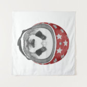 Dareduivel Panda Wandkleed (Voorkant (horizontaal))