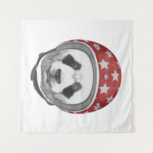 Dareduivel Panda Wandkleed (Voorkant (horizontaal))