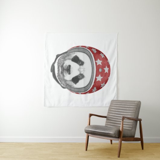 Dareduivel Panda Wandkleed (In Situ (horizontaal))