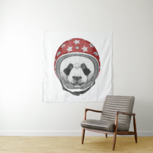 Dareduivel Panda Wandkleed