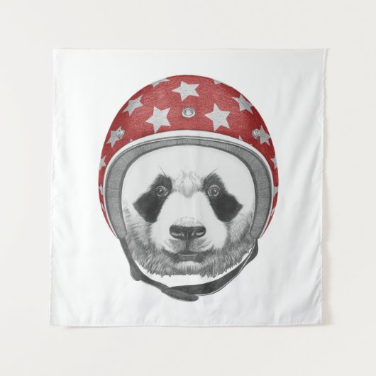 Dareduivel Panda Wandkleed (Voorkant)