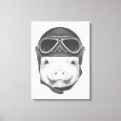 Dareduivel Pig Canvas Afdruk (Voorkant)