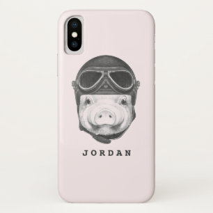 Dareduivel Pig   Jouw namen toevoegen Case-Mate iPhone Case