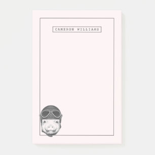 Dareduivel Pig Jouw namen toevoegen Post-it® Notes
