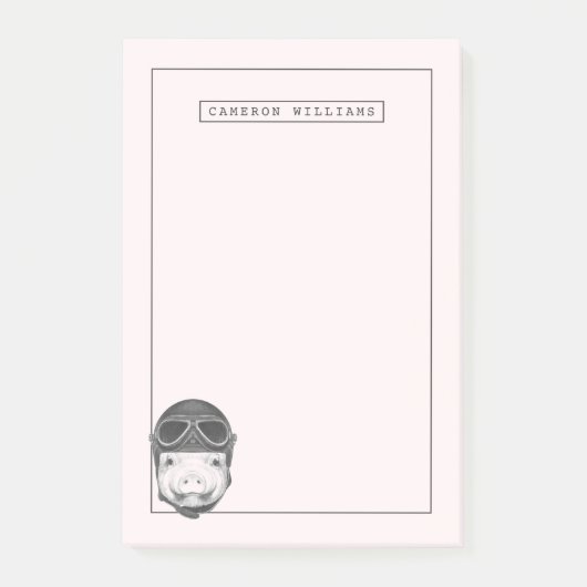 Dareduivel Pig | Jouw namen toevoegen Post-it® Notes (Voorkant)