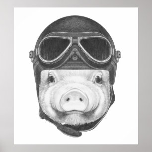 Dareduivel Pig Poster
