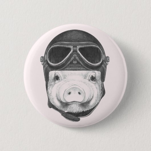 Dareduivel Pig Ronde Button 5,7 Cm (Voorkant)
