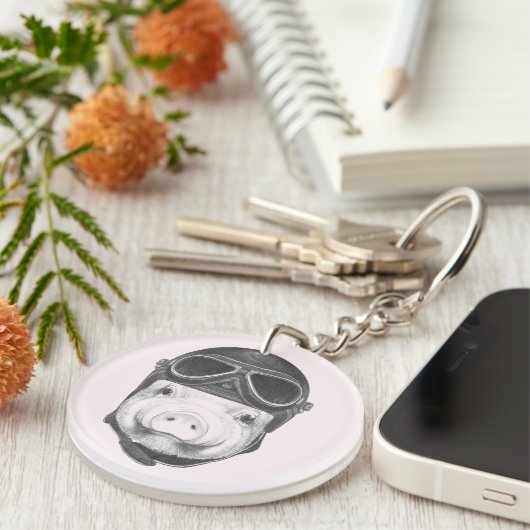 Dareduivel Pig Sleutelhanger (Voorkant Rechts)