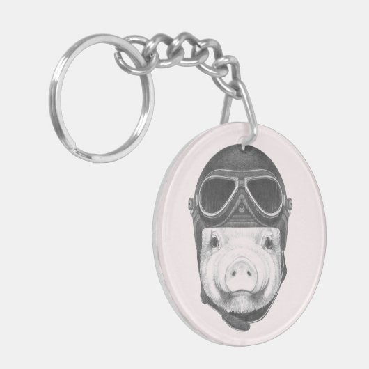 Dareduivel Pig Sleutelhanger (Voorkant Links)