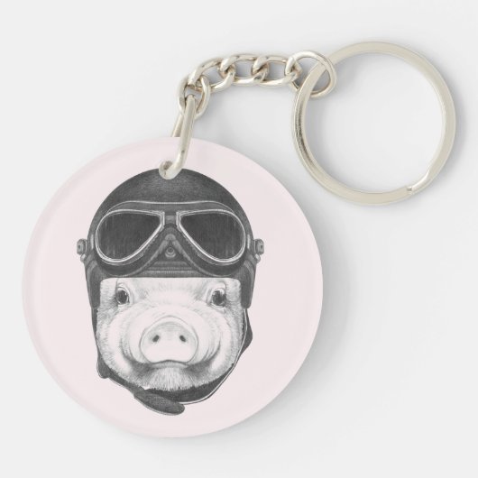 Dareduivel Pig Sleutelhanger (Achterkant)