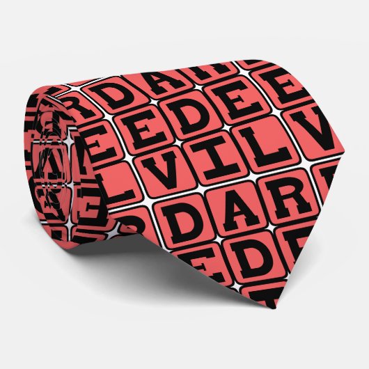 Dareduivel, risicomaker stropdas (Opgerold)