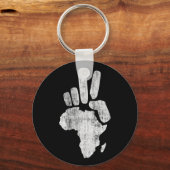 darfur africa vredeshand sleutelhanger (Voorkant)