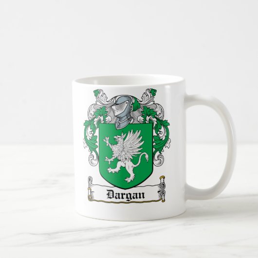 Dargan Family Crest Koffiemok (Rechts)