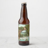 Dargle Bridge in Ierland op maat Bier Etiket (Voorkant)