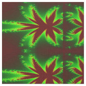 Dargonfly in vlammen Fractal Patterned Craft Fabri Stof (Close Up)