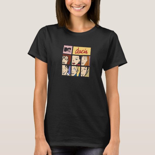 Daria Character Squares Premium T-shirt (Voorkant)