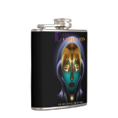 Daria Cyborg Queen 6oz Vinyl Wrapped Flask Heupfles (Rechts)