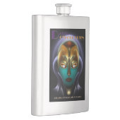 Daria Cyborg Queen 8oz Steel Flask Heupfles (Rechts)