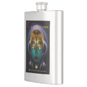 Daria Cyborg Queen 8oz Steel Flask Heupfles (Links)