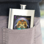 Daria Cyborg Queen 8oz Steel Flask Heupfles (Voorbeeld)