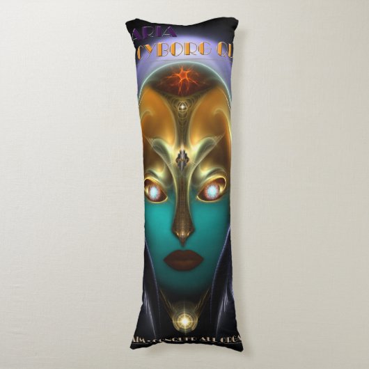 Daria Cyborg Queen Body Pillow Lichaamskussen (Voorkant Verticaal)