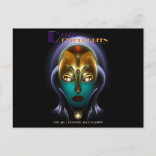 Daria Cyborg Queen Briefkaart