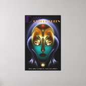 Daria Cyborg Queen Canvas Print (Voorkant)