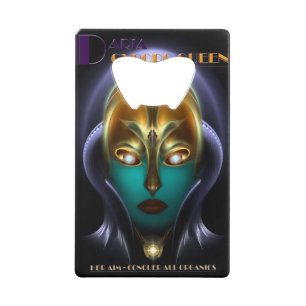 Daria Cyborg Queen Credit Kaart Bottle Opner Creditkaart Flessenopener