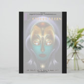 Daria Cyborg Queen Gepersonaliseerd Briefhoofd (Staand voorkant)